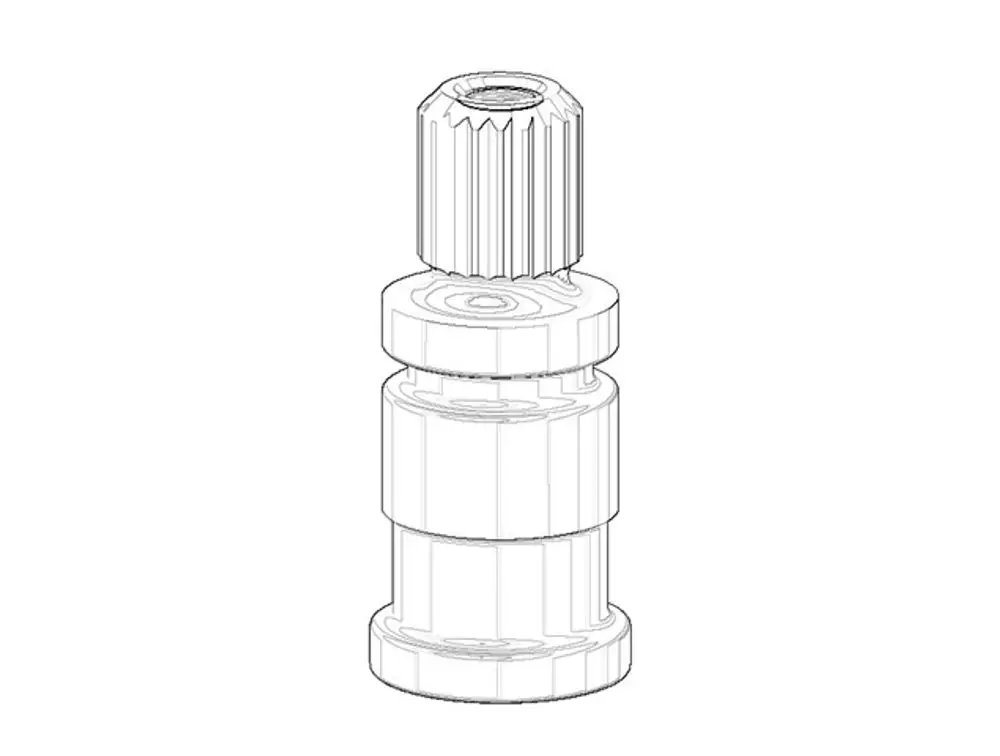 DORNBRACHT Anschluss Spindel ERSATZTEILE 092906020 D. 12 x 28 mm Chrom, 092906020-00 Galeriebild 1